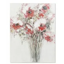 Bild DKD Home Decor Handgemalt Blomster (90 x 3 x 120 cm)