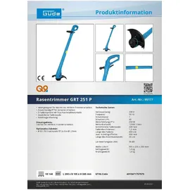 Güde GRT 251 P