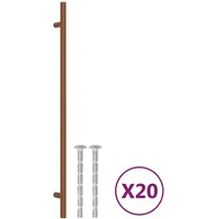 VidaXL Möbelgriffe 20 Stk. Bronzen 320 mm Edelstahl