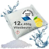 BlueCraft Luftenfeuchter Granulat mit Zitronenduft Nachfüllpackung 12x 450g Vliesbeutel