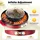 CNCEST Hot Pot 2200W 2 in 1 rot