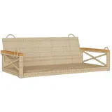 vidaXL Hängebank 109 x 62 x 40 cm Beige