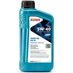 ROWE HIGHTEC SYNT RS HC-D SAE 5W-40 (1 L) Motoröl HC Synthese Öl (Hydro-Cracked)  20163-0010-99