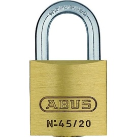 ABUS Vorhängeschloss 45/20 Triples Set-3-Stück gleichschließend mit 4 Schlüsseln, 11820