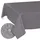 ANRO Tischdecke abwaschbar Wachstuch 140 x 140 cm Grau