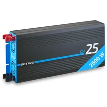 Ective CSI 25 2500W/12V Sinus-Wechselrichter mit Ladegerät NVS- und USV-Funktion
