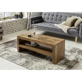 Wohnling Couchtisch Sheesham Braun 110 x 45 x 45 cm