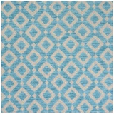 Stofferia Stoff Polsterstoff Chenille Diamante Blau, Breite 280 cm, Meterware blau