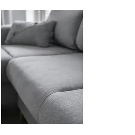 miuform Eckcouch Polyester 2-Sitzer Grau
