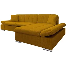 Mirjan24 Ecksofa Malwi Cord mit Bettkasten, und Schlaffunktion Elegante Couch, Poso 01,