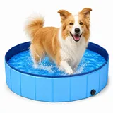 Hundepool,Hundepool Faltbar,Hundeplansc (Blau, 120 * 30)