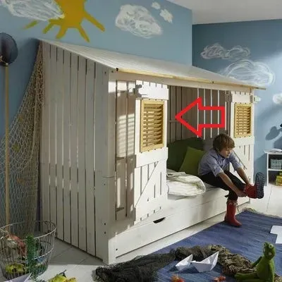 Infanskids Rückwand für Beach-Hütte, VERSANDKOSTENFREI