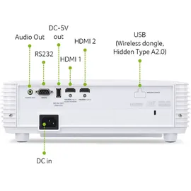Acer HL6513i Laser Weiß