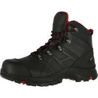 Haix Black Eagle Safety 54 Mid S3, schwarz-rot, Gr. 11 46