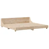 vidaXL Massivholzbett ohne Matratze 200x200 cm Kiefer