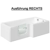 hak Badewanne Solarna 170x85/70,links weiß