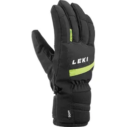LEKI Max Junior black-lime 4.0