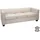 MCW 3er Sofa Lille ~ Leder, creme