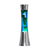 Licht-Erlebnisse Lavalampe SANDRO 39cm Blau Grün inkl. Leuchtmittel, Kabelschalter, Stimmungslicht