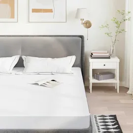 vidaXL Matratzenschoner Weiß 80x200 cm Wasserdicht