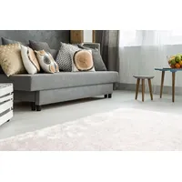 Kayoom Diamond 700 Hochflorteppich 80 x 150 cm Rosa/Weiß