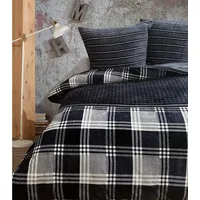 One Home Bettwäsche Winter Cashmere Touch, Fleece, 4 teilig,