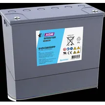 Exide S12V3800PP Bleiakku Blei-Vlies (AGM) 105Ah 12V 1St.