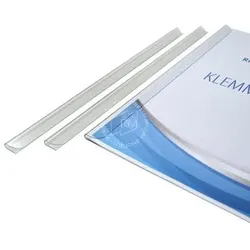 Klemmschienen, A4, Füllhöhe 3mm, transp.