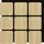 Akustikpaneel Quadrum Eiche Hellbraun 2 St. 60 x 58,5 x 1,8 cm
