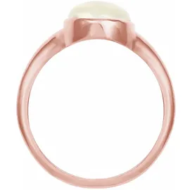 Elli Ring Edelstein Ring, Siegelring rosegold 56