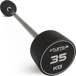 Langhantel | Kompakt | 35kg | 90 cm Innenmaß | Einzeln SCHWARZ No Size