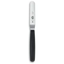 Victorinox Spachtel Edelstahl 8 cm, gekröpft, ergonomischer Griff, spülmaschinengeeignet, schwarz