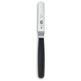 Victorinox Spachtel Edelstahl 8 cm, gekröpft, ergonomischer Griff, spülmaschinengeeignet, schwarz