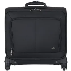 Rivacase Rollkoffer, Trolley Bag, 20 Zoll Notebookfach bis zu 15,6 Zoll, Zubehörfach, 360° Rollen