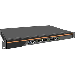 1U Rack Firewall Home Server Mini PC Alder Lake N100 4 * / 2 * 10 g SFP + 4 * i226 V LAN Sicherheits-Host 2,5G LAN