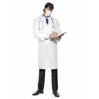 Smiffys Kostüm Arzt, Arztkittel ohne Risiken und Nebenwirkungen weiß XL