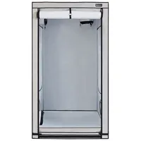HOMEbox Growbox Wachstumszelt 80 x 80 x 180 cm Schwarz