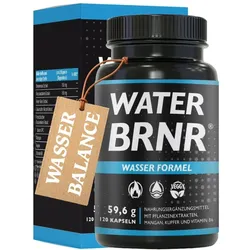 BRNR WATER BRNR Wasser Balance Stoffwechsel Kapseln 120 St