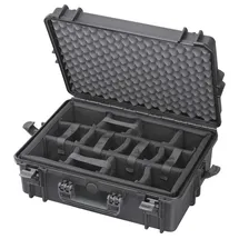 MAX PRODUCTS MAX505-CAM Universal Werkzeugkoffer unbestückt schwarz 555 x 428 x 194 mm