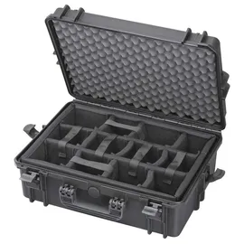 MAX PRODUCTS MAX505-CAM Universal Werkzeugkoffer unbestückt schwarz 555 x 428 x 194 mm