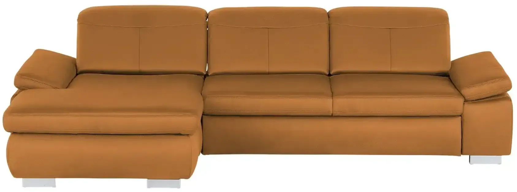 Lounge Collection Ecksofa aus Mikrofaser Kathrin ¦ braun ¦ Maße (cm): B: 309 H: 85 T: 195.0