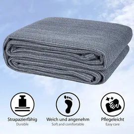 Onvaya ONVAYA® Vorzeltteppich | Zeltboden für Camping | Markisenteppich Wohnmobil | Zeltteppich 300 x 600 cm) | robuster Campingteppich | waschbare Zeltu...
