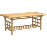 vidaXL Couchtisch Braun Bambus 110 x 55 cm