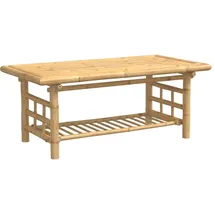 vidaXL Couchtisch Braun Bambus 110 x 55 cm