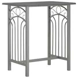 vidaXL 3-tlg. Bar-Set Holz und Stahl Anthrazit