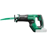 HIKOKI Akku Säbelsäge CR18DMA (18V, Sägehub: 29 mm, Leerlaufvibration: 8,7 m/sec2, Sägen in Holz Ø: 300 mm, Sägen in Rohr Ø: 130 mm, Sägen in Stahl Ø:19 mm,) OHNE Akku, Ladegerät und Transportkoffer.