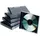 Connect CD-Hüllen Jewel Case transparent/schwarz VE=10 Stück