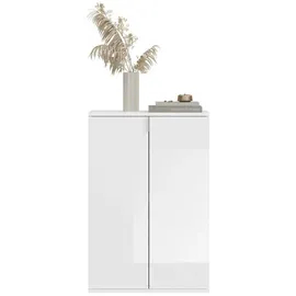 inn.furn Kommode weiß Hochglanz 61 x 99 cm