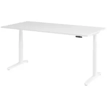 bümö Schreibtisch elektrisch 200x100 cm Weiß