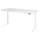 bümö Schreibtisch elektrisch 200x100 cm Weiß